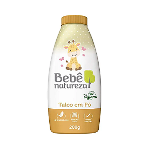 Bebê Natureza Talco em Pó Infantil 200g