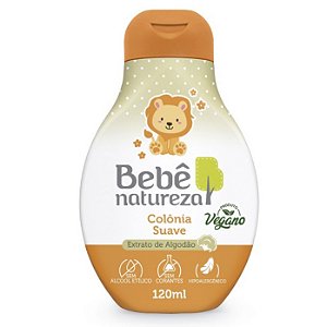 Bebê Natureza Colônia Suave Extrato Algodão 120ml