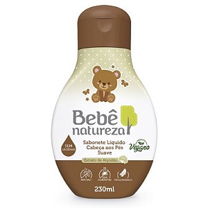 Bebê Natureza Sabonete Líquido Cabeça aos Pés Suave 230ml