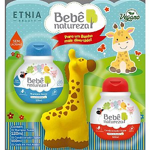 Kit Bebê Natureza Girafa Shampoo 120ml Condicionador 100ml