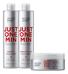 Kit Jacques Janine Just One Min Máscara 80g 3 Itens