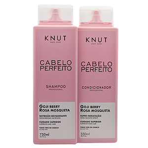 Knut Kit Cabelo Perfeito Shampoo 750ml Condicionador 550ml