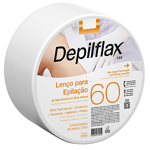 Depilflax Lenço Depilatório Fibra Natural 60 Metros