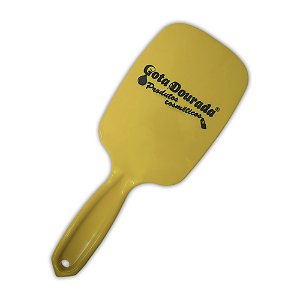 Gota Dourada Escova Raquete Amarela Antifrizz
