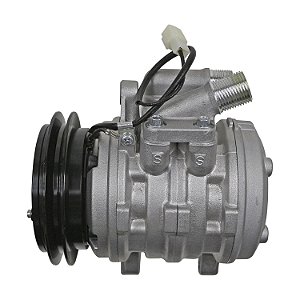 Compressor de Ar Condicionado Modelo 10P08E - 12 Volts Polia Canal 1A 117mm