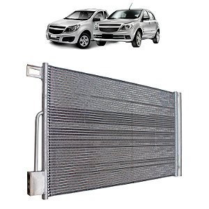 Condensador de Ar Condicionado Chevrolet Agile Montana 2011 em diante