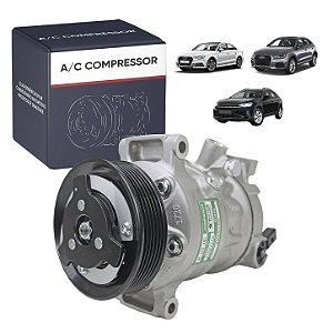 Compressor de Ar Condicionado Golf 2013 Polo 2018 Audi A3 Q3 2014 em Diante