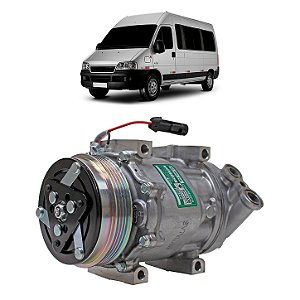 Compressor de Ar Condicionado SD7V16 Fiat Ducato Multijet 12 Volts Polia 4pk