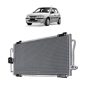 Condensador de Ar Condicionado Chevrolet Celta 2003 Até 2005