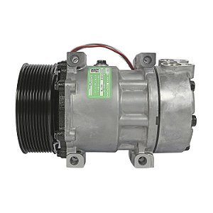 Compressor de Ar Condicionado Sanden Asia 7h15 8275 8295 Scania