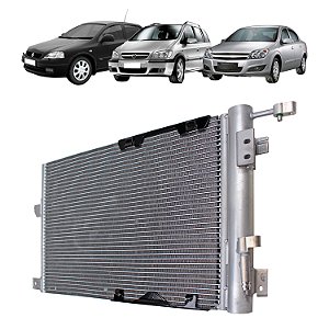 Condensador de Ar Condicionado Astra 1999 / Vectra 2006 em diante / Zafira Até 2008