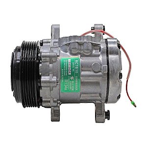 Compressor de Ar Condicionado Modelo 7b10 10 12 Volts Polia 6pk