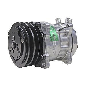 Compressor de Ar Condicionado Modelo Sanden Asia 7H13 7312 8 Orelhas 12v