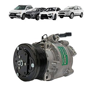 Compressor de Ar Condicionado Ar Mitsubishi Asx Outlander Lancer 2012 Em Diante