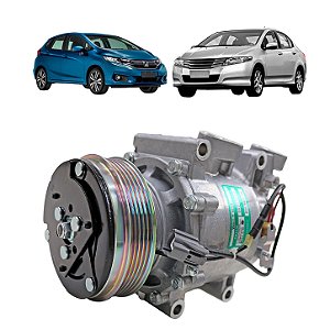 Compressor de Ar Condicionado Honda Fit 2008 Até 2013