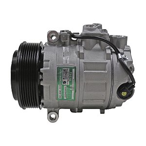 Compressor de Ar Condicionado Modelo Denso 7SEU17C-PV7 Sprinter Lado Esquerdo Do Motor, Mercedes Benz C180, C200 Até 2013, Land Rover Discovery 3 2005 , Touareg V8 , Porsche Panamera