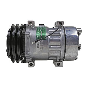 Compressor de Ar Condicionado De Ar Condicionado 7h15 Parafuso Passante 2a 12v