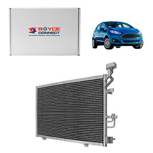 Condensador de Ar Condicionado Fiesta 1.5 1.6 2013 Em Diante Oem: Av197110da