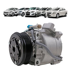 Compressor de Ar Condicionado Prisma Spin Onix Cobalt 1.0 1.4 1.8 2013 em diante