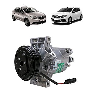 Compressor de Ar Condicionado Calsonic Renault Logan Sandero 2018 em Diante