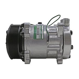 Compressor de Ar Condicionado Sanden 7h15 8 Orelhas 24 Volts Polia 8pk 119mm
