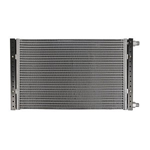 Condensador de Ar Condicionado Universal12x21x16mm Conexão SucçãoDescarga Reta