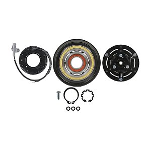 Conjunto de Embreagem Compressor de Ar Condicionado 10SRE11C Toyota Hilux 2.8
