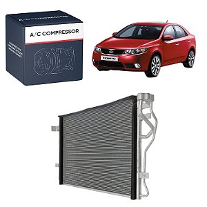 Condensador de Ar Condicionado Kia Cerato 2008 2009 2010 2011 OEM: 976061M000