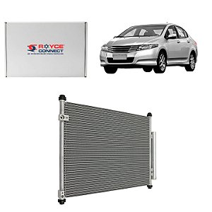 Condensador de Ar Condicionado Honda City 2014 em Diante OEM: 80100T9CK01