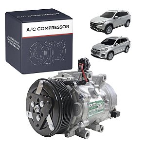 Compressor de Ar Condicionado Modelo Sanden SD7C16 Tiggo 7 e 8 PRO 1.6 2020 em diante
