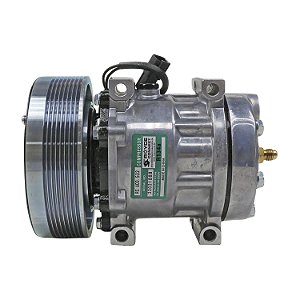 Compressor de Ar Condicionado Modelo 7H13 Caterpillar Pá Carregadeira 910K 910M 914K 914M 918M 920K