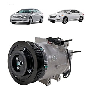 Compressor de Ar Condicionado Hyundai Sonata 2.4 Azera 3.0 2012 em Diante