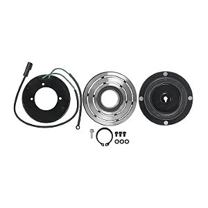 Conjunto de Embreagem Compressor de Ar Condicionado Denso 6P148 10P15 6pk 124mm