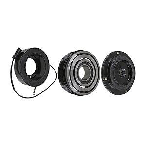 Conjunto de Embreagem Compressor de Ar Condicionado Denso 6P148 10P15 6pk 124mm