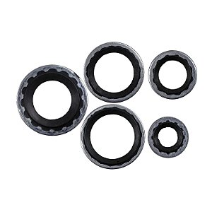 Arruela Vedação Sucção e Descarga Compressor de Ar Condicionado Fusion