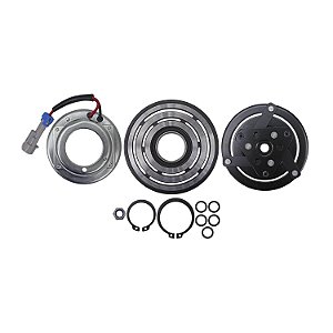 Conjunto Embreagem Compressor de Ar Condicionado Scrol Prisma Spin Onix Cobalt