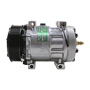 Compressor de Ar Condicionado Mod AA7H15AA Retroescavadeira 416 420 422 424 12v