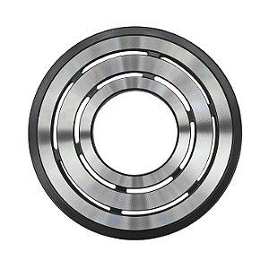 Polia Compressor de Ar Condicionado Delphi CVC Polo Fox Celta Zafira 6PK 117mm