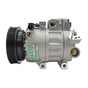 Compressor de Ar Condicionado Mod Halla Vera Cruz 3.0 V6 Santa Fé 2.7 12 Válvulas Azera Sorento 2007 Até 2009