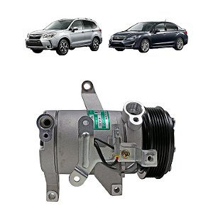 Compressor de Ar Condicionado Mod Valeo Subaru Forester Impreza 2013 Até 2018