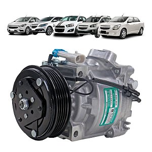 Compressor de Ar Condicionado Scroll Prisma Spin Onix Cobalt 1.4 1.8 2013 em diante