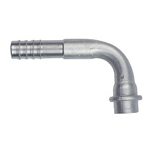 Conexão 90º 12mm para Válvula Block c Redução Mangueira 10