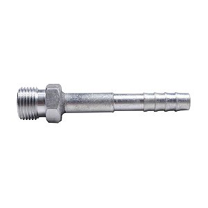 Conexão O´ring Reta Macho 06mm Aluminio Fixo s Clip