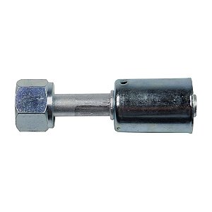 Conexão O'ring Reta Fêmea 08mm Aluminio c clip