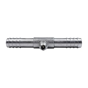 Emenda 10mm Aluminio c Válvula de Serviço R12 s Clip
