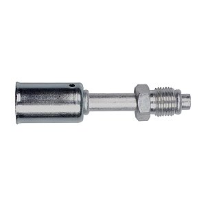 Conexão O'ring Reta Macho 06mm Aluminio Giratoria cClip