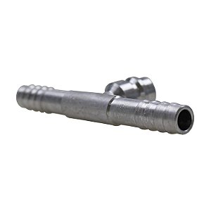 Emenda 08mm Aluminio c Válvula de Serviço a sClip