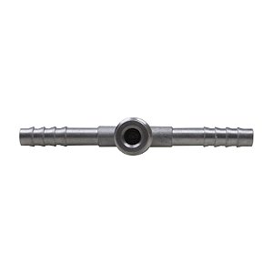 Emenda 06mm Aluminio c Válvula de Serviço R134a