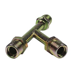 Emenda Tipo Y 06mm Aço Rosca Macho Fixa