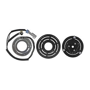 Conjunto Embreagem Compressor de Ar Condicionado RC.600.064 Scroll Tracker Spin Onix Sonic 1.6 Cobalt 1.8